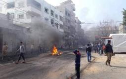 تظاهرة  في دير البلح بعد ظهر اليوم الجمعة احتجاجا على غلاء الأسعار