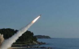 اطلاق صاروخ تجريبي باتجاه البحر -ارشيف-