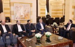 لقاء وفد حماس مع سعد الحريري في بيروت