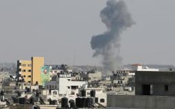 قصف إسرائيلي على غزةالآن  - أرشيفية 
