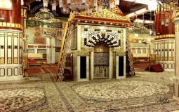 الروضة الشريفة بالمسجد النبوي