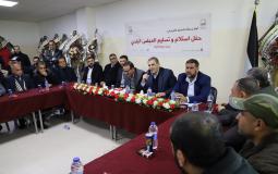 بلدية جباليا النزلة تعقد مراسم تسليم واستلام المجلس البلدي الجديد