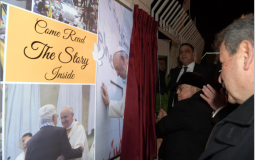 الرئيس  محمود عباس يفتتح أكبر مجسم للسيد المسيح في العالم