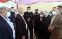 مشاركة اللواء توفيق أبو نعيم في المرحلة الثانية من مسابقة توظيف إناث لدى داخلية غزة