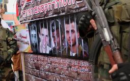 مجسم توضيحي للجنود الإسرائليين المحتجزين لدى القسام