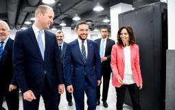 الأمير حسين بن عبد الله الثاني يستقبل الأمير وليام