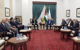 الرئيس محمود عباس يلتقي وفد المخابرات المصرية في رام الله