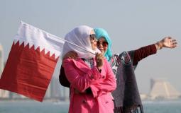 قطر تحتفل بيومها الوطني في غزة 