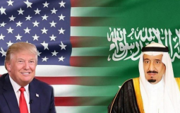 الرئيس الامريكي دونالد ترامب والعاهل السعودي الملك سلمان .