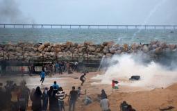 الحراك البحري في غزة -ارشيف-