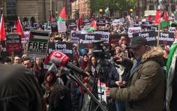 تظاهرة في لندن دعما لحق العودة ورفضا لصفقة القرن