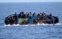 مركب مهاجرين تعرض للغرق