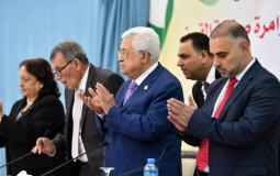 جلسة سابقة للمجلس الثوري لحركة فتح بحضور الرئيس محمود عباس