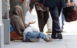 التسول في غزة - توضيحية