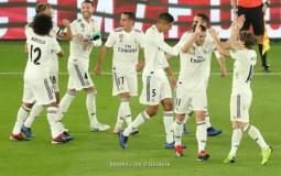 لاعبو ريال مدريد أمام العين