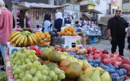 أسواق مدينة رام الله بالضفة الغربية