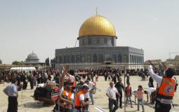 استعدادت الهلال الاحمر الفلسطيني لفتح المسجد الاقصى