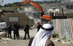 الشرطة الإسرائيلية تطوق منزلا بهدف هدمه-توضيحية