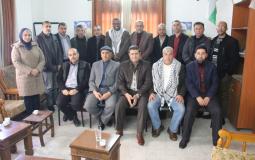 اجتماع مفوضية الاتحادات والنقابات العمالية في الهيئة القيادية لحركة فتح في غزة