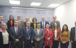 وزير الثقافة الفلسطيني عاطف أبو سيف يلتقي عددا من ممثلي السفارات المعتمدة لدى فلسطين