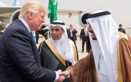 الملك السعودي والرئيس الأمريكي
