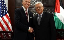 الرئيس محمود عباس وجو بايدن