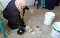  اتحاد لجان العمل النسائي في الوسطى يعقد ورشة عمل حول صناعة المنظفات