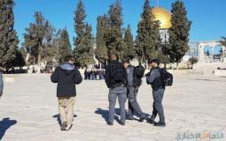 قوات الاحتلال الاسرائيلي في المسجد الاقصى