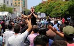 تظاهرة بغزة نصرة للمسجد الاقصى