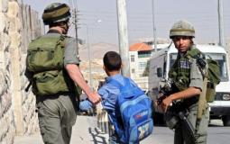اعتقال طفل - فلسطين