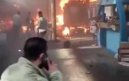  حريق محطة قطارات رمسيس في القاهرة