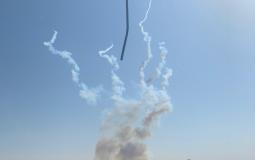 إطلاق صواريخ من غزة صوب المستوطنات الإسرائيلية -أرشيف-
