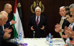 اللجنة التنفيذية لمنظمة التحرير الفلسطينية برئاسة محمود عباس