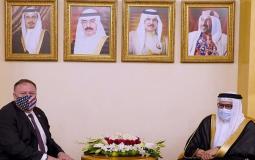 بومبيو يلتقي ولي عهد البحرين