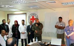 عدوان الطبي يُنظم ورشة تدريبية بالتعاون من الصليب الأحمر