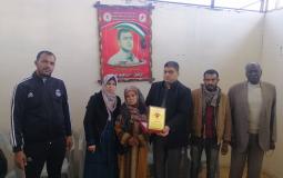 وفد قيادي في الجبهة الديمقراطية لتحرير فلسطين يزور عائلة الاسير ابراهيم عرام