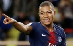 كيليان مبابي لاعب باريس سان جيرمان الفرنسي