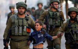 اعتقال الاحتلال لأحد الأطفال الفلسطينيين