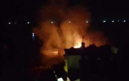 طائرات الاحتلال تقصف ميناء غزة