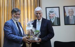 عوراتي وممثل كندا لدى فلسطين