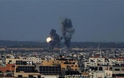 قصف غزة  - ارشيفية