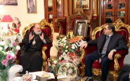 وفد من حماس يزور ممثلي الكنيسة الأرثوذكسية بغزة
