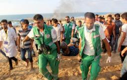 الخدمات الطبية تسعف 311 مصاباً في المسير البحري الـــ11 لكسر الحصار