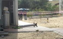 الاحتلال يعثر على صاروخ لم ينفجر في نيتفوت جنوب إسرائيل بعد إطلاقه من غزة