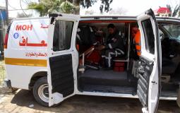 سيارة اسعاف في غزة - توضيحية