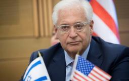 ديفيد فريدمان السفير الأميركي لدى إسرائيل