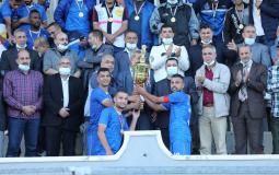 خلال تسليم لقب السوبر لشباب رفح