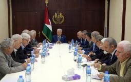 اجتماع اللجنة المركزية لحركة فتح برئاسة الرئيس محمود عباس