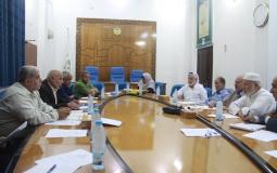 لجنة الداخلية والأمن بالتشريعي تعقد جلسة استماع لوكيل وزارة الداخلية بغزة