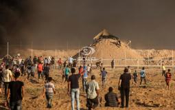 مسيرات العودة وكسر الحصار على حدود غزة